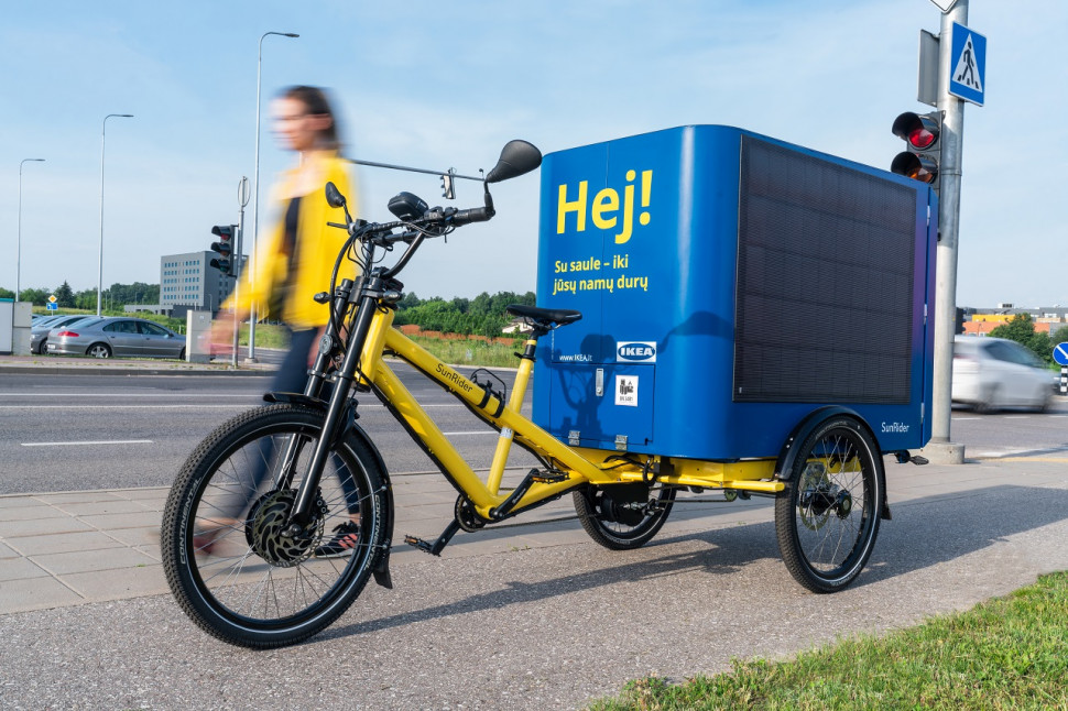 Solar cargo cheap bike